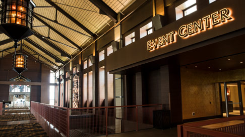 entrance to the Event Center at L'Auberge Baton Rouge