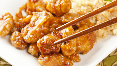 wooden chopsticks, general Tso